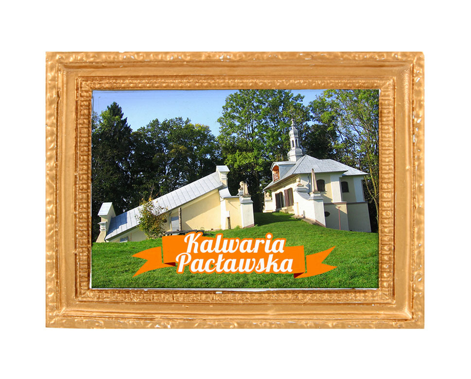 Polyresinowy magnes rama Kalwaria Pacławska