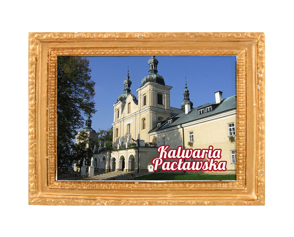 Polyresinowy magnes rama Kalwaria Pacławska