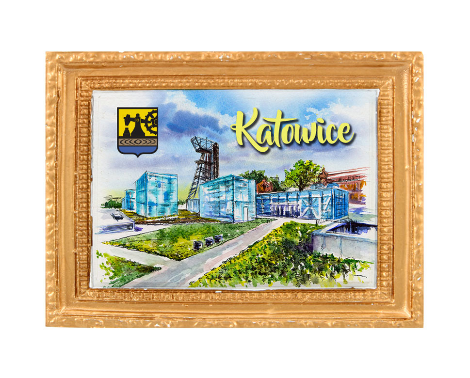 Polyresinowy magnes rama Katowice