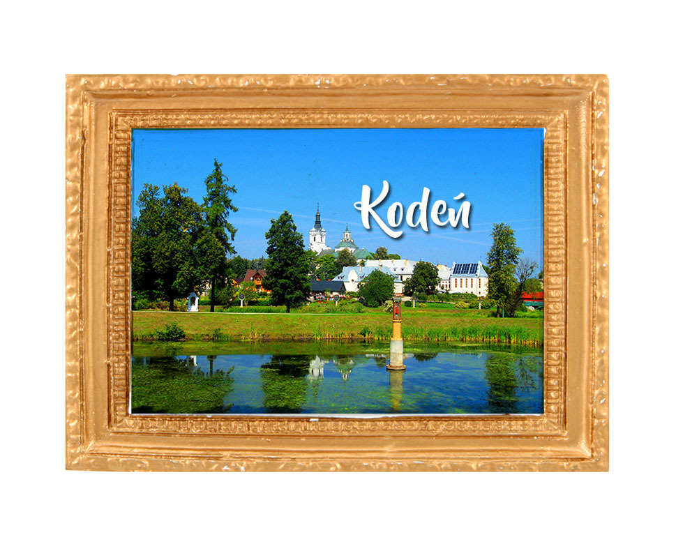 Polyresinowy magnes rama Kodeń