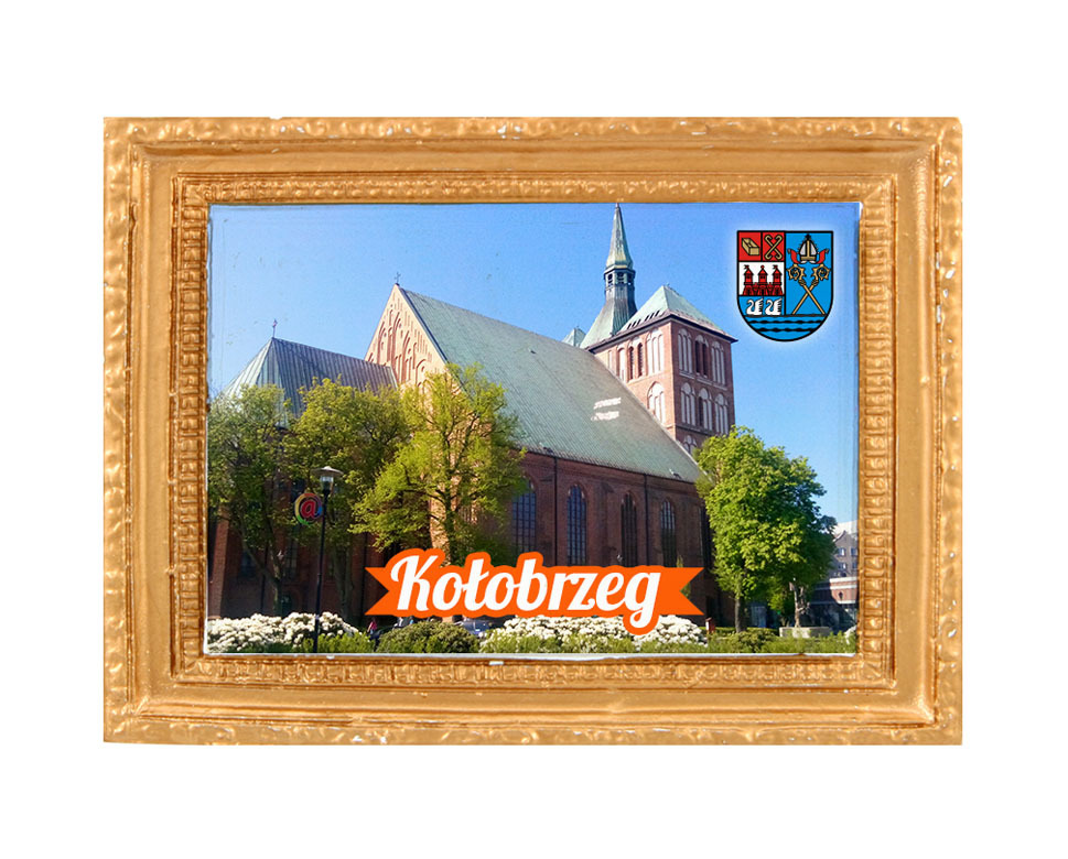 Polyresinowy magnes rama Kołobrzeg