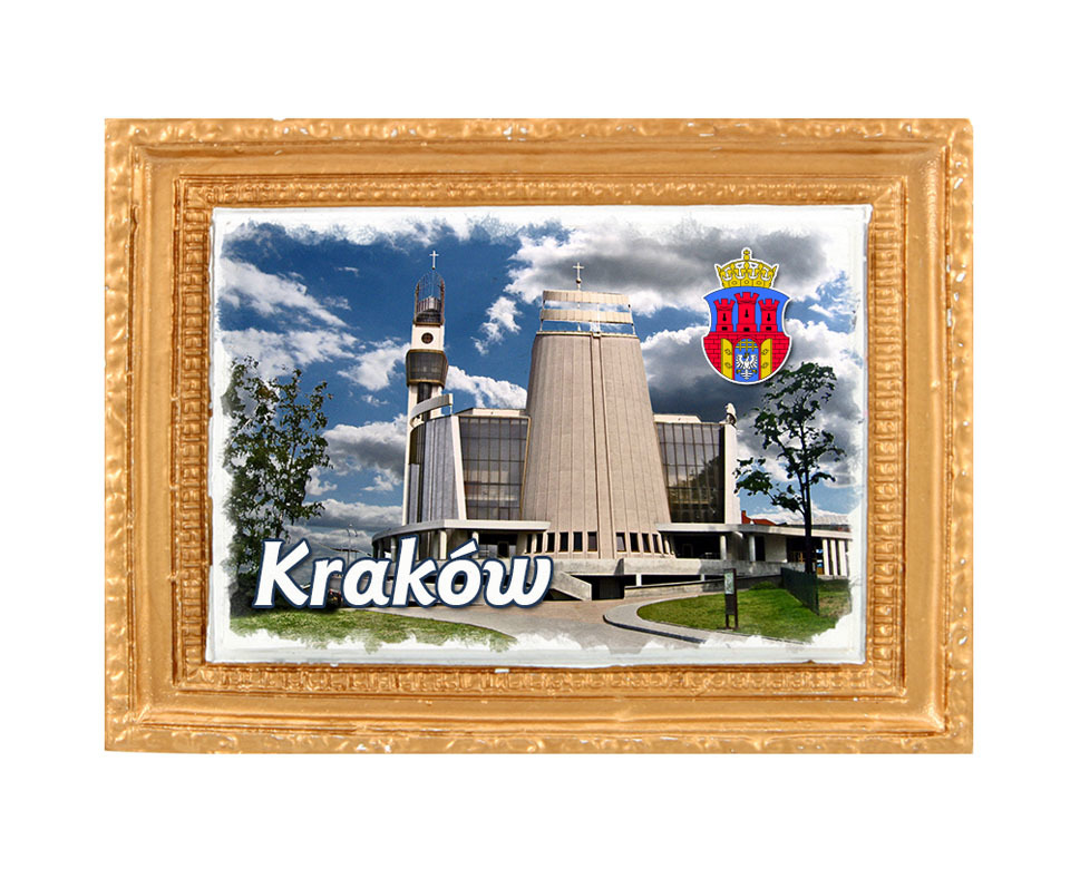 Polyresinowy magnes rama Kraków