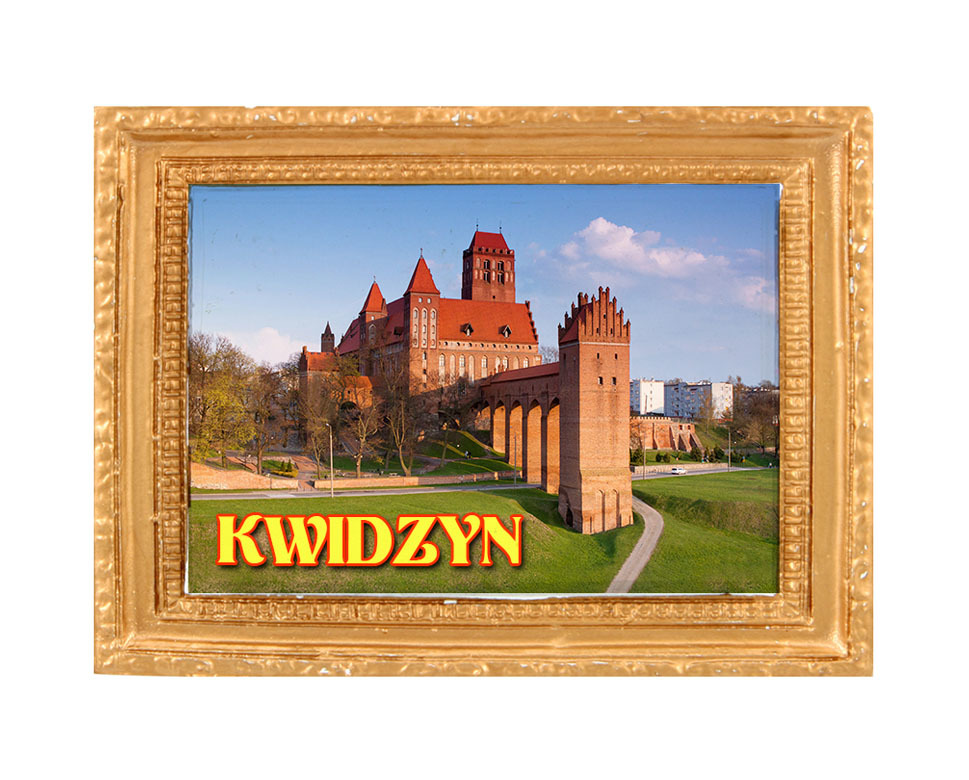 Polyresinowy magnes rama Kwidzyn
