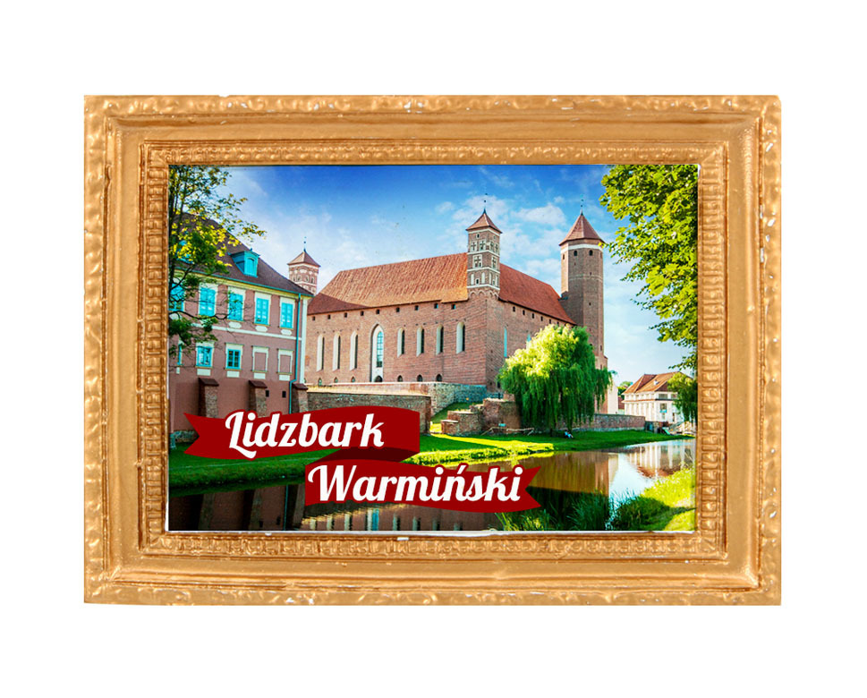 Polyresinowy magnes rama Lidzbark Warmiński