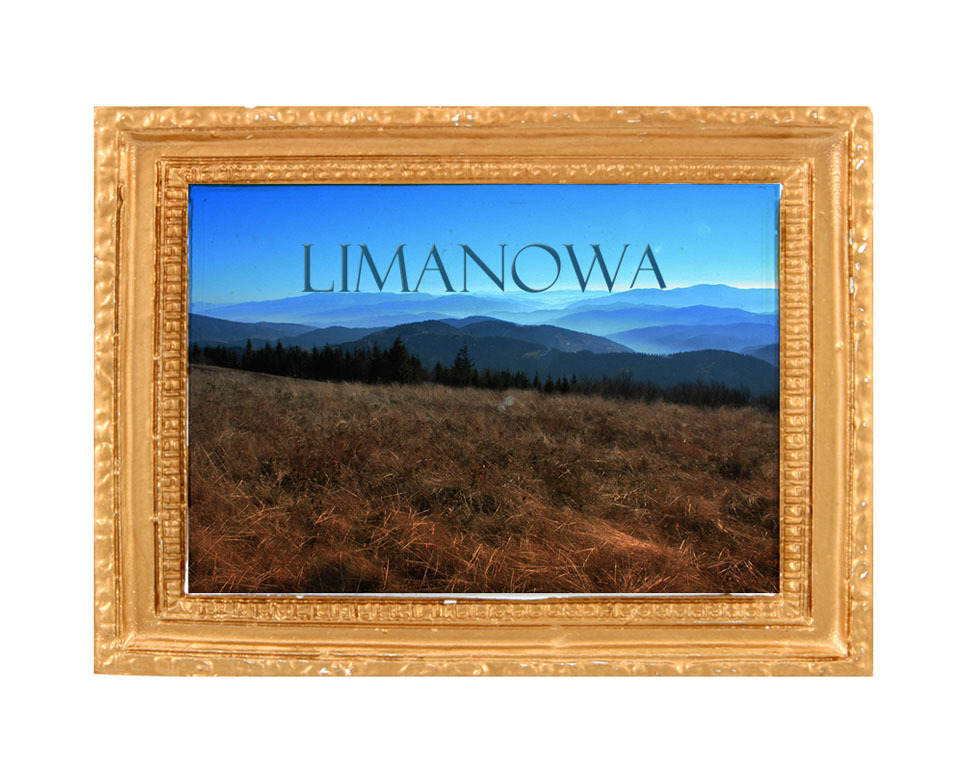 Polyresinowy magnes rama Limanowa