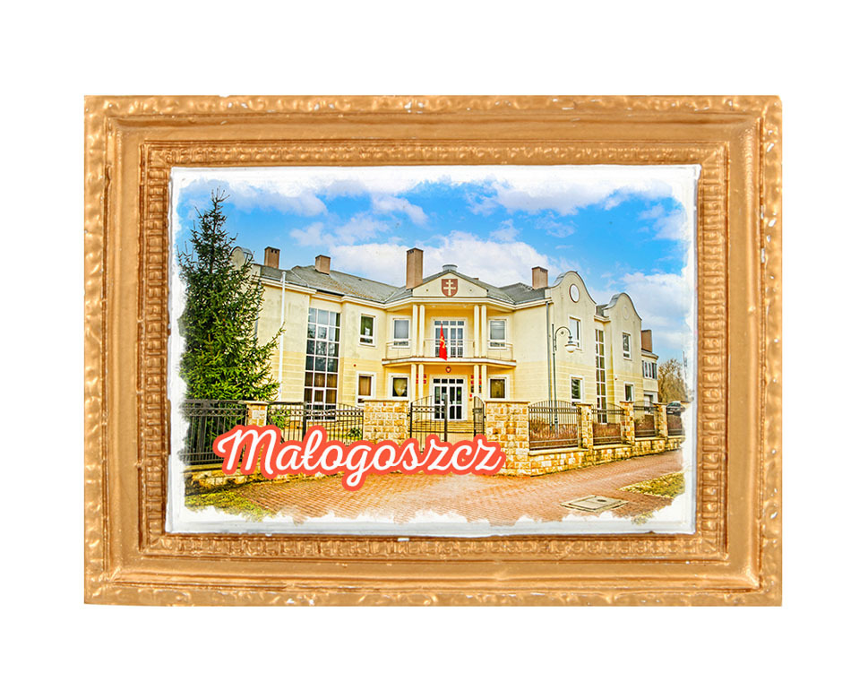 Polyresinowy magnes rama Małogoszcz