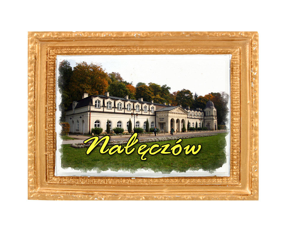 Polyresinowy magnes rama Nałęczów