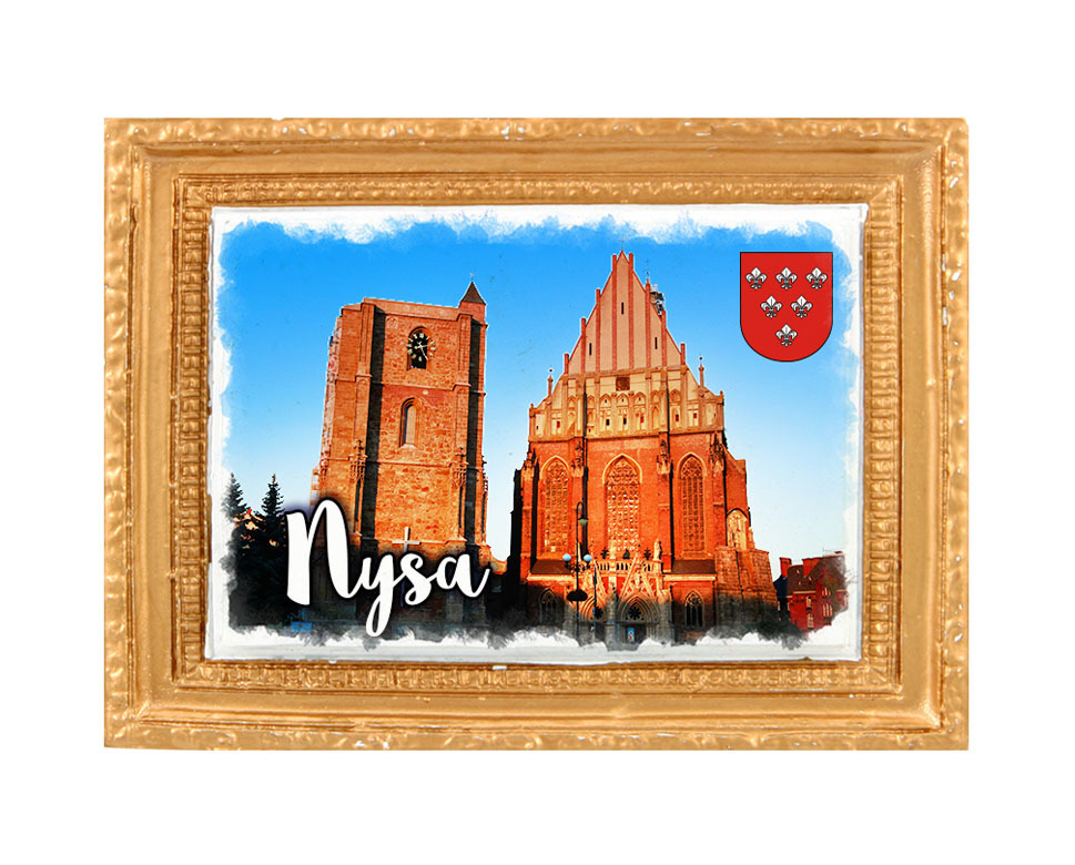 Polyresinowy magnes rama Nysa