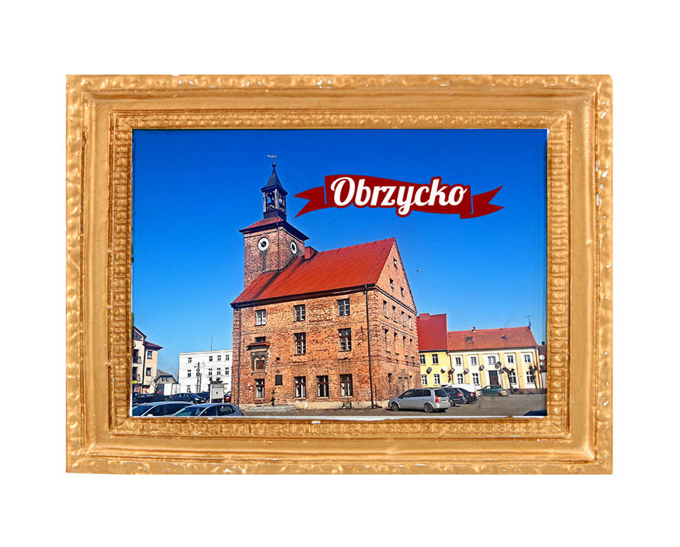 Polyresinowy magnes rama Obrzycko