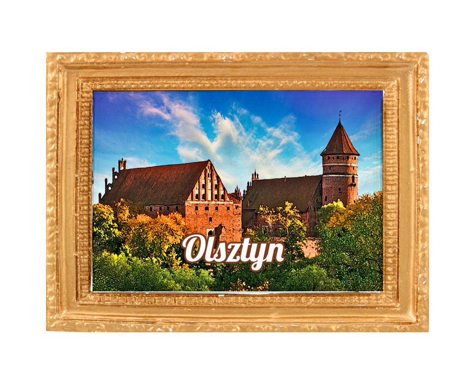 Polyresinowy magnes rama Olsztyn