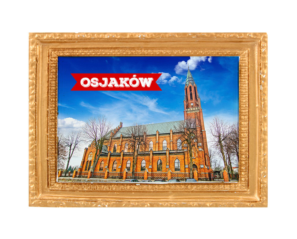 Polyresinowy magnes rama Osjaków