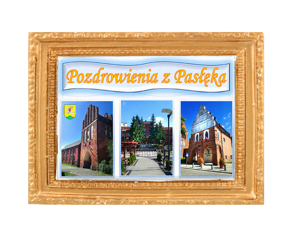Polyresinowy magnes rama Pasłęk