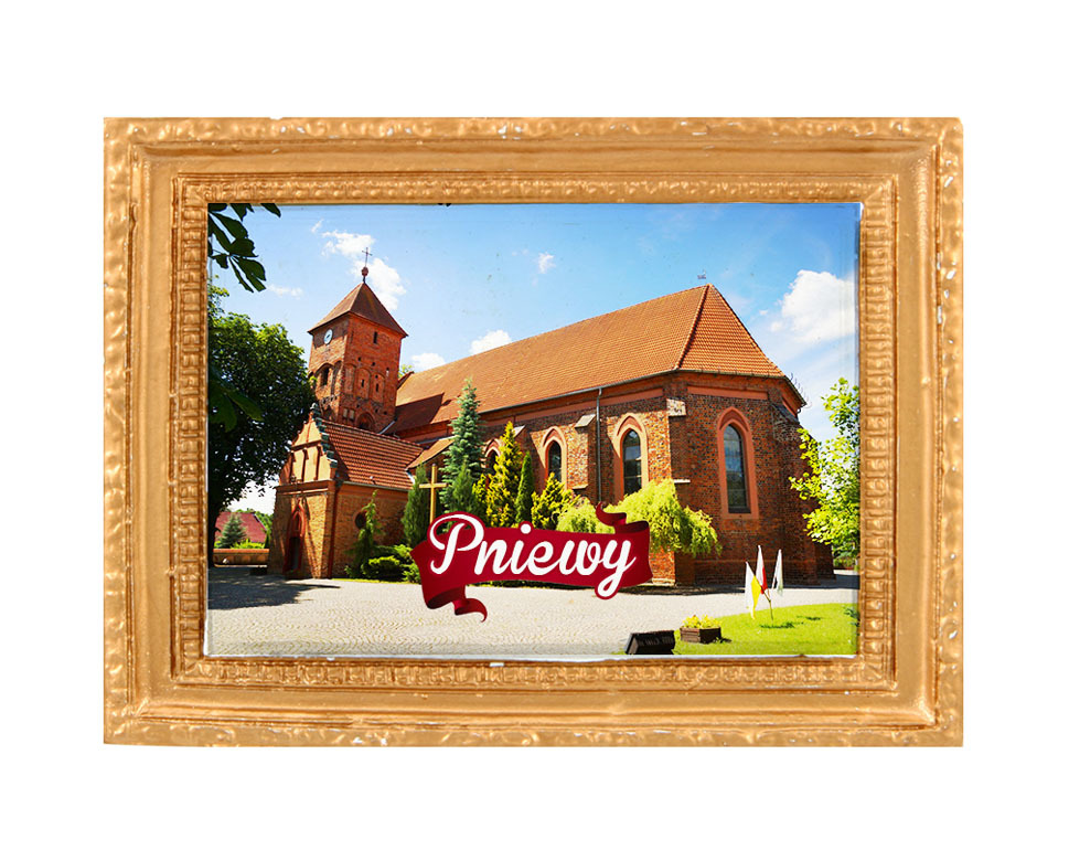 Polyresinowy magnes rama Pniewy
