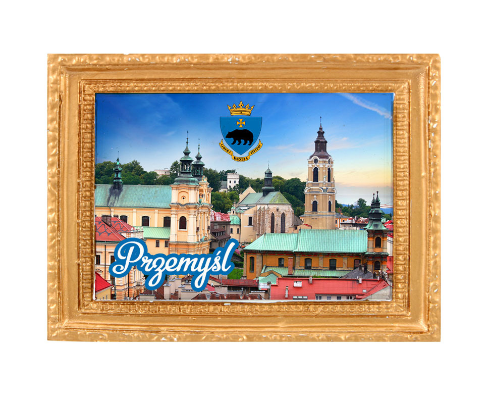 Polyresinowy magnes rama Przemyśl