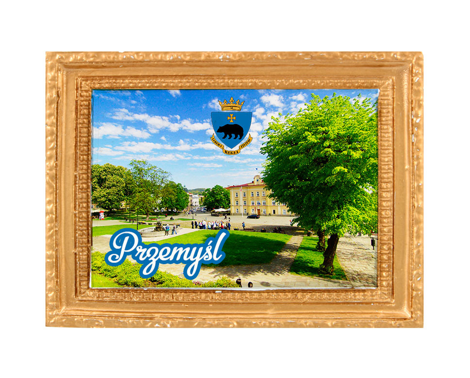 Polyresinowy magnes rama Przemyśl