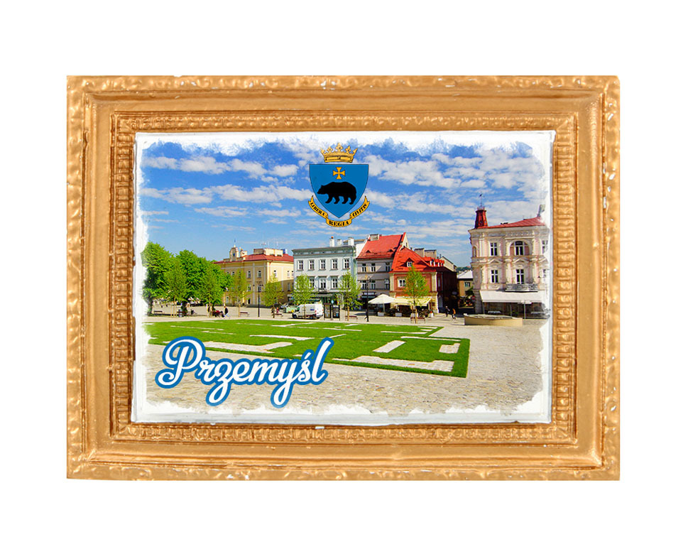 Polyresinowy magnes rama Przemyśl