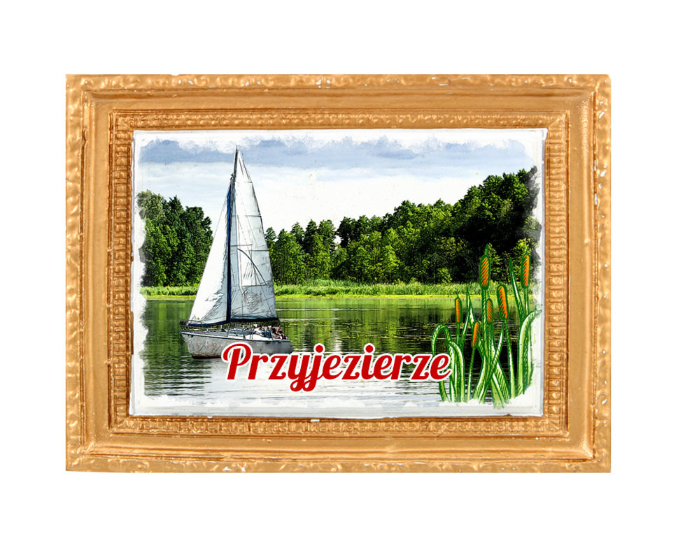 Polyresinowy magnes rama Przyjezierze