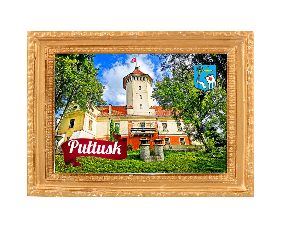 Polyresinowy magnes rama Pułtusk