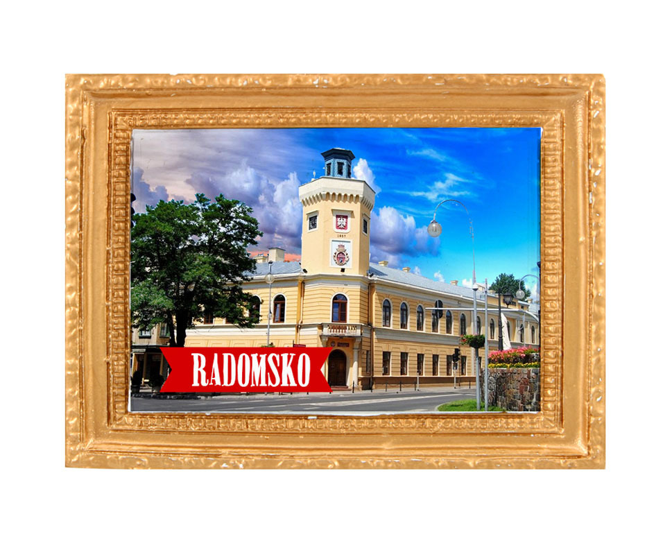 Polyresinowy magnes rama Radomsko