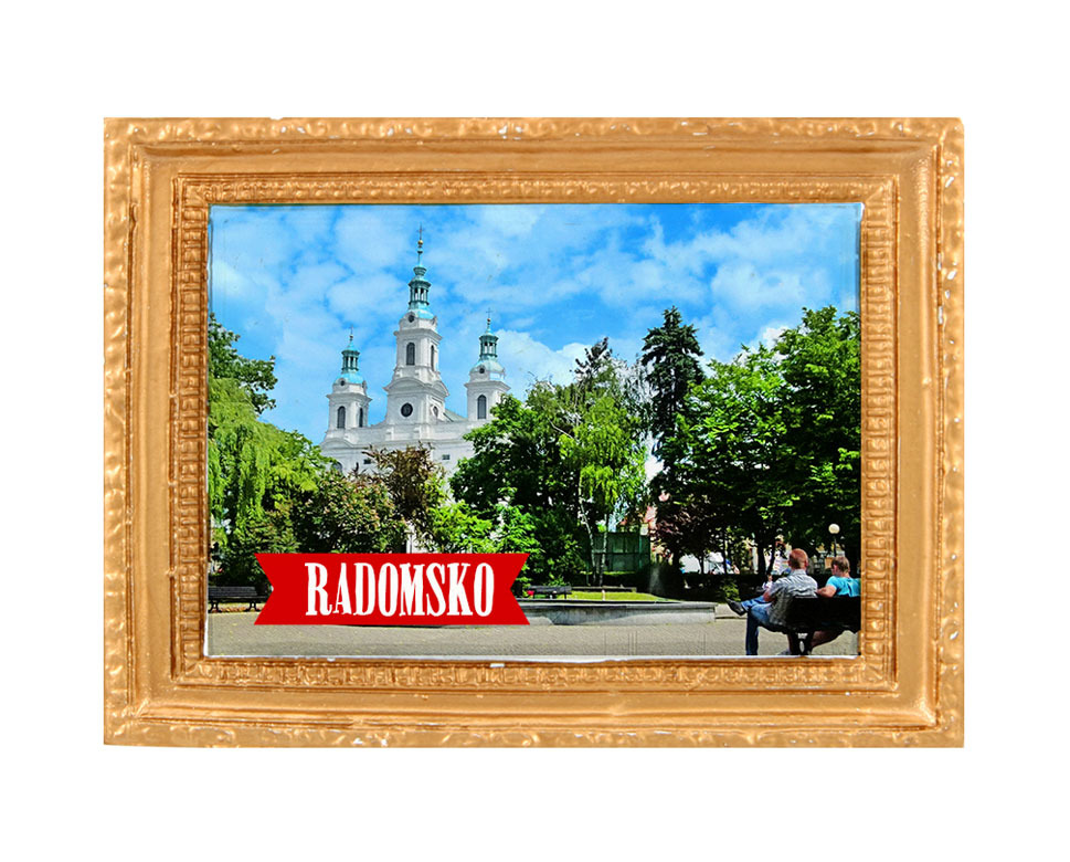 Polyresinowy magnes rama Radomsko