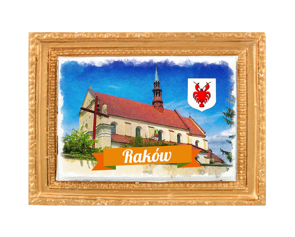 Polyresinowy magnes rama Raków