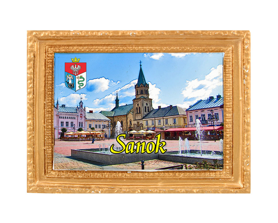 Polyresinowy magnes rama Sanok