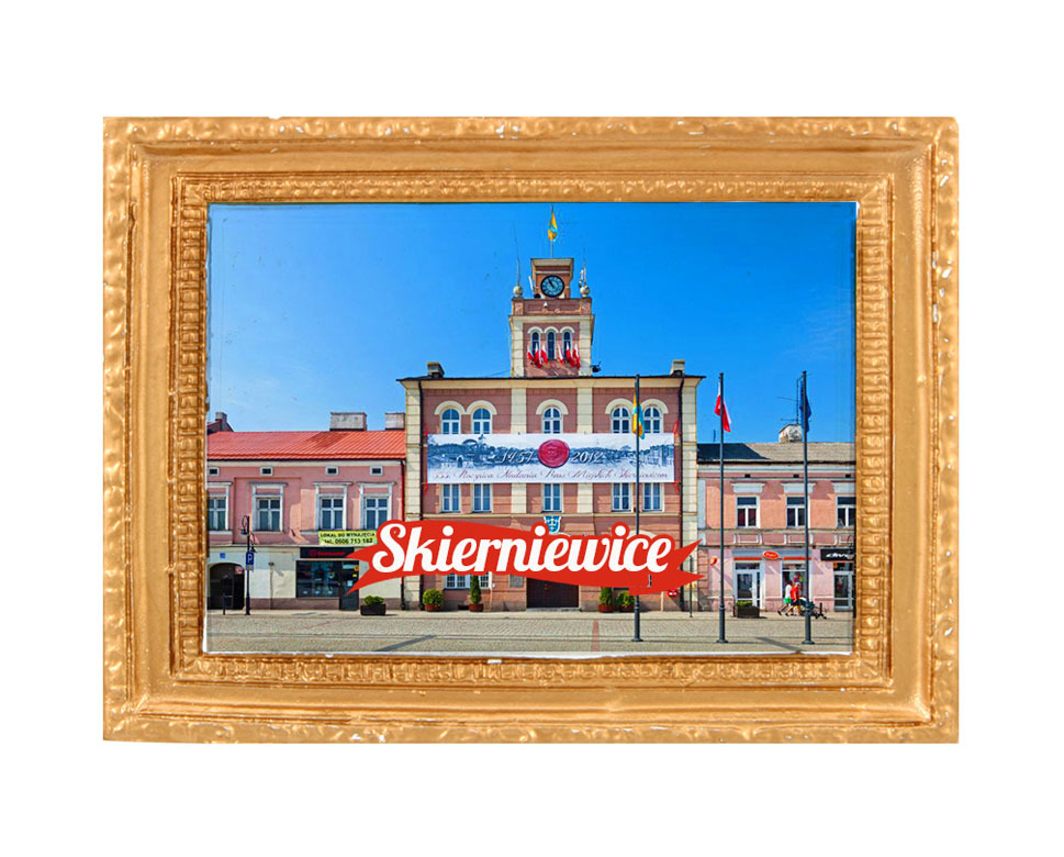 Polyresinowy magnes rama Skierniewice