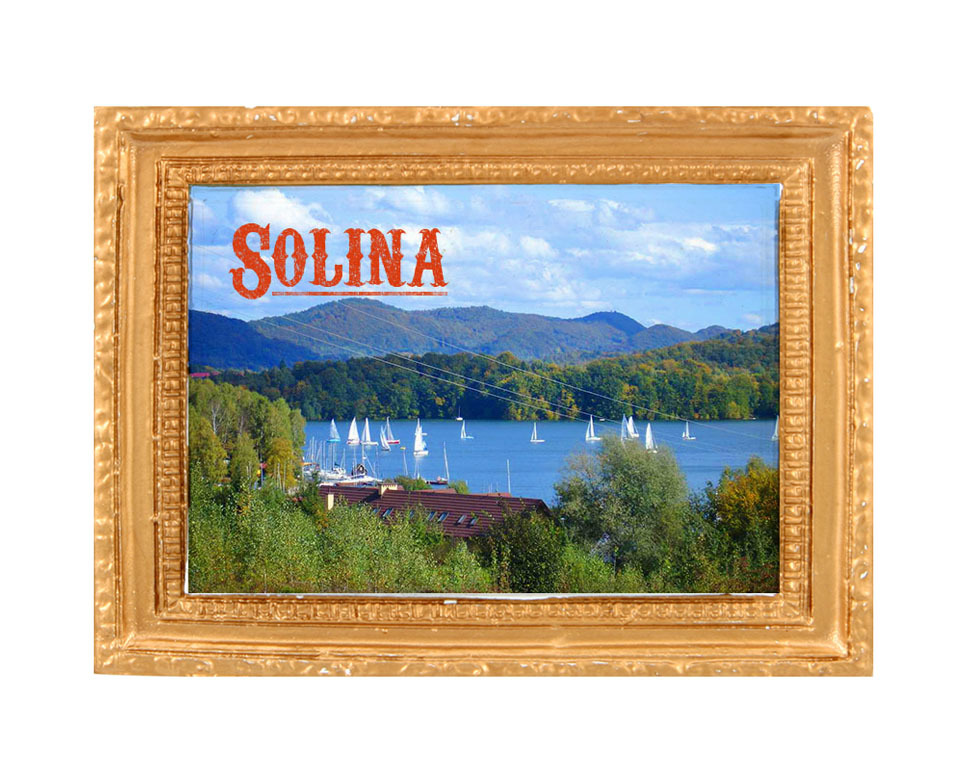 Polyresinowy magnes rama Solina
