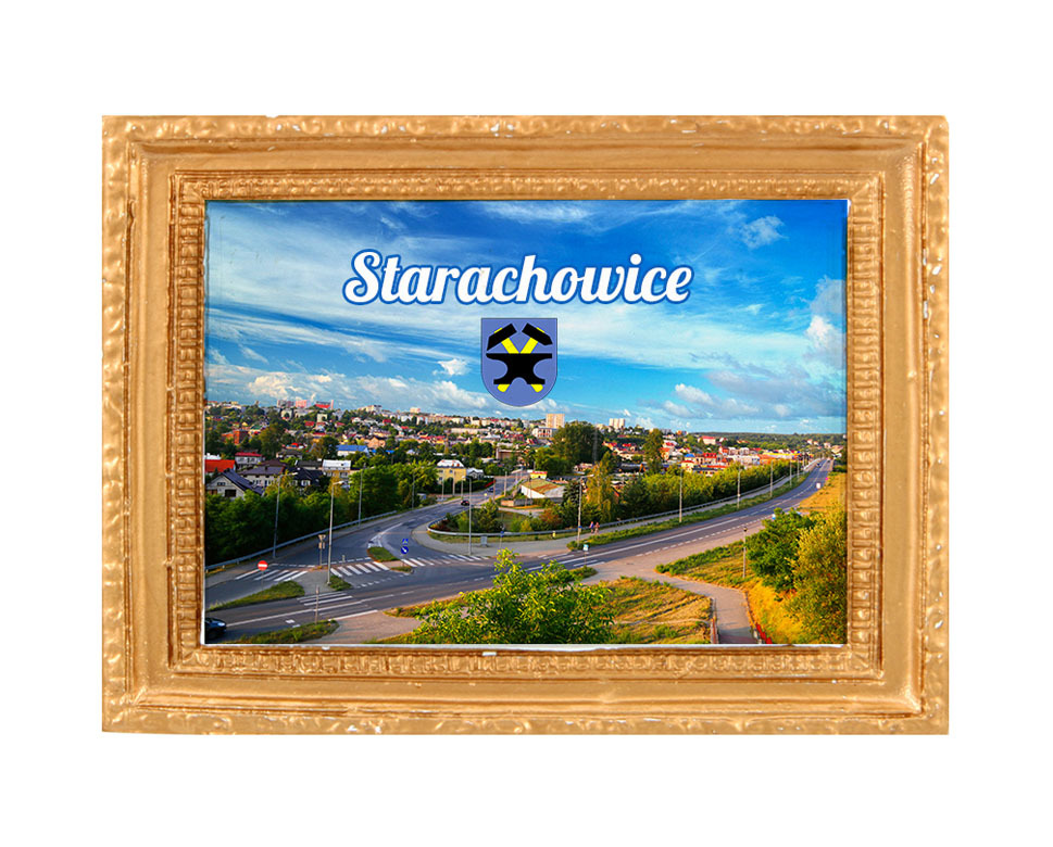 Polyresinowy magnes rama Starachowice