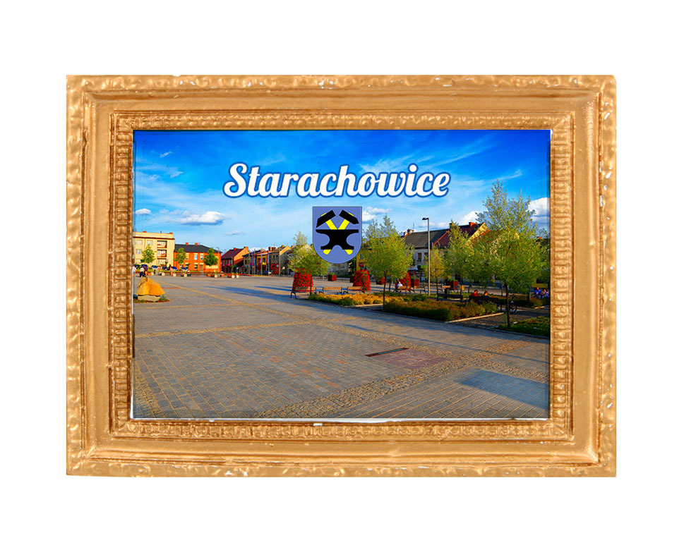 Polyresinowy magnes rama Starachowice