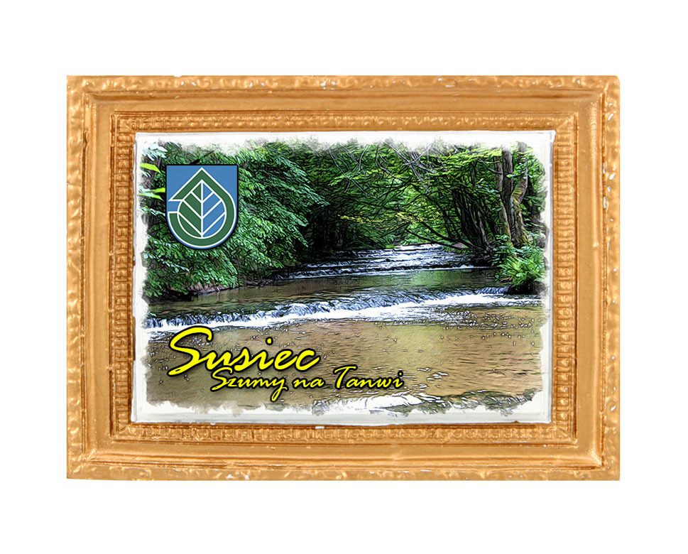 Polyresinowy magnes rama Susiec