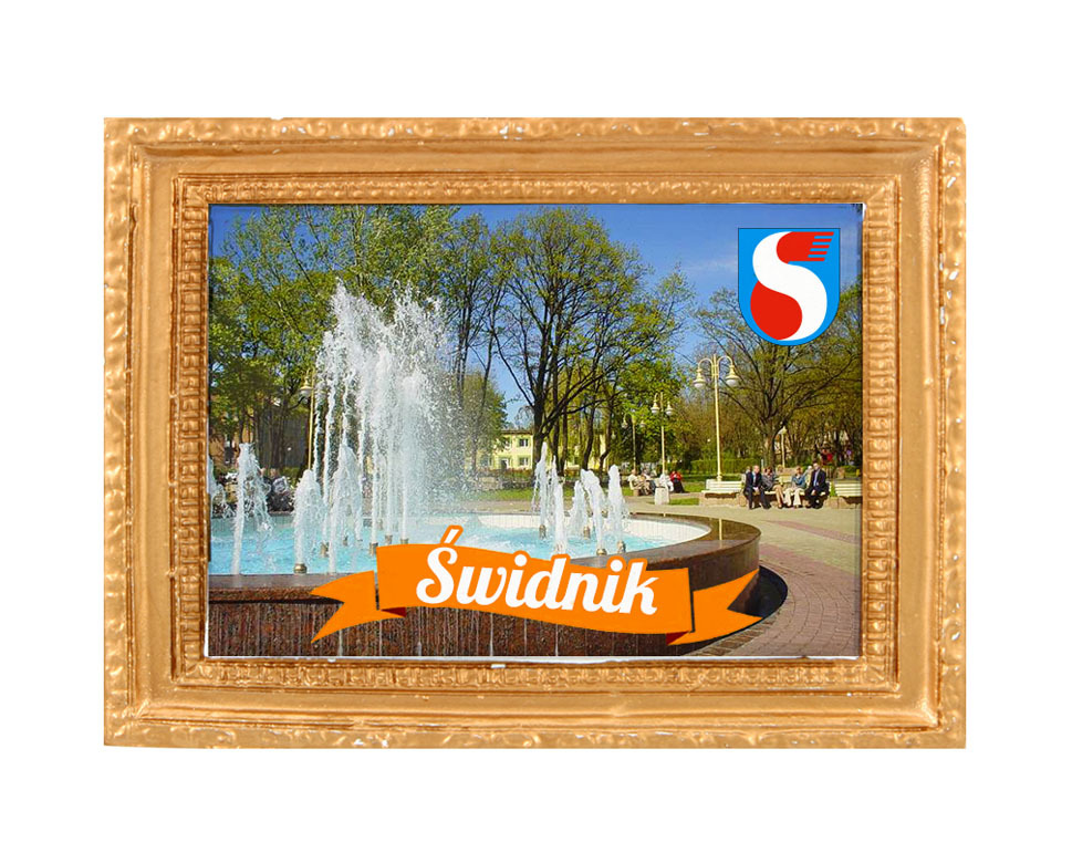 Polyresinowy magnes rama Świdnik