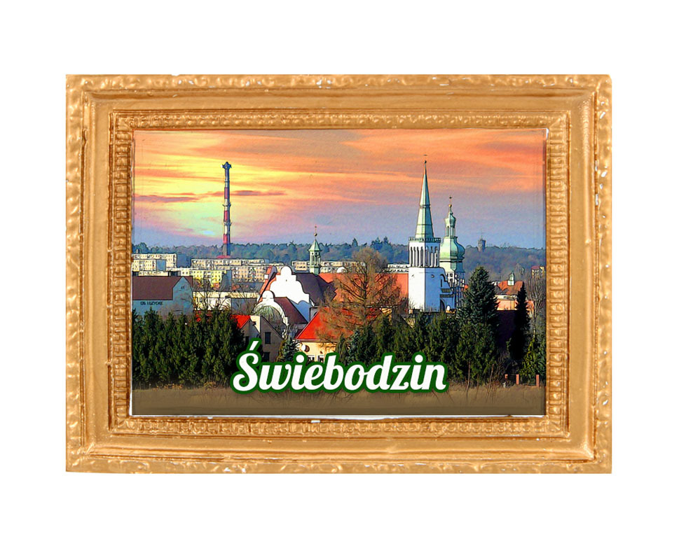 Polyresinowy magnes rama Świebodzin