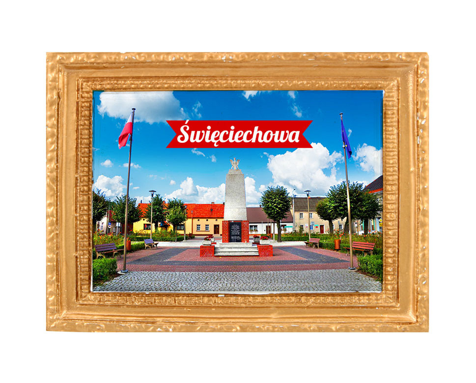 Polyresinowy magnes rama Święciechowa