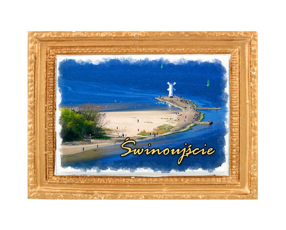Polyresinowy magnes rama Świnoujście