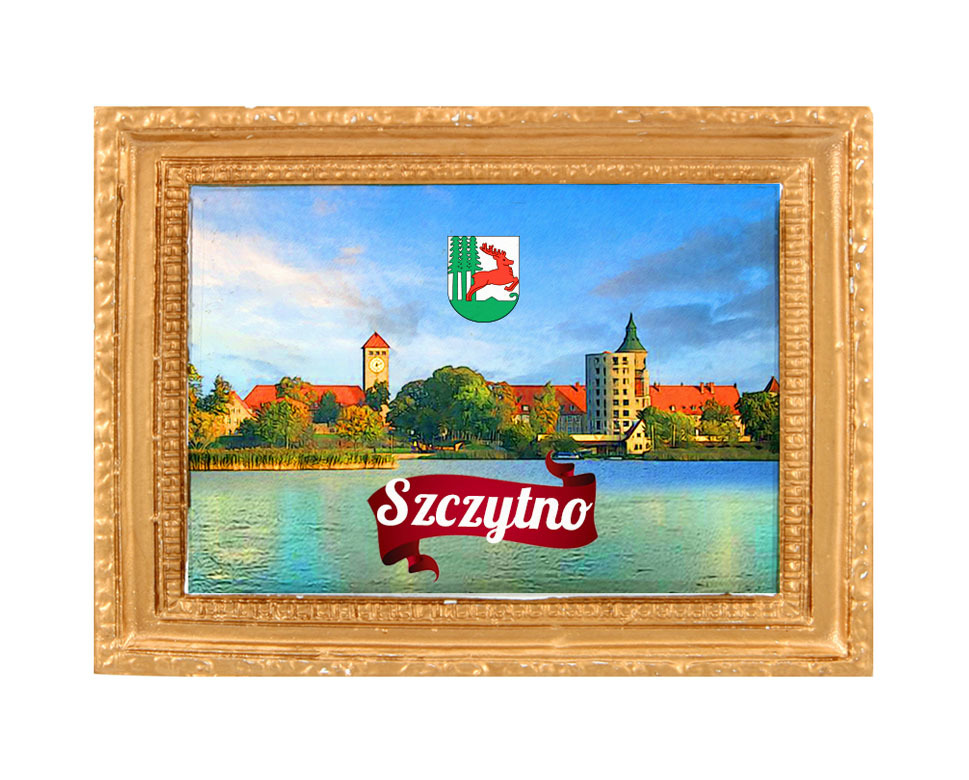 Polyresinowy magnes rama Szczytno
