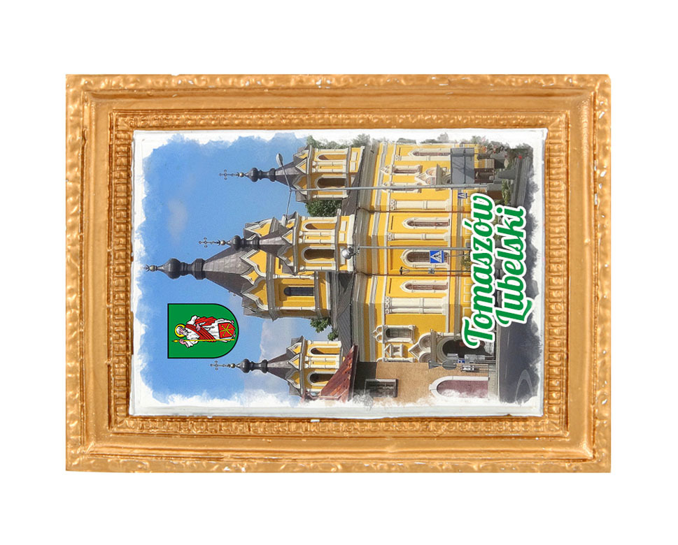 Polyresinowy magnes rama Tomaszów Lubelski