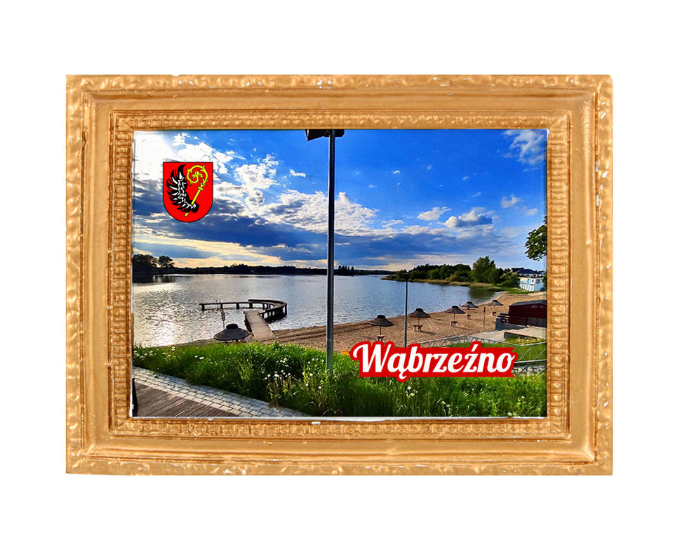 Polyresinowy magnes rama Wąbrzeźno