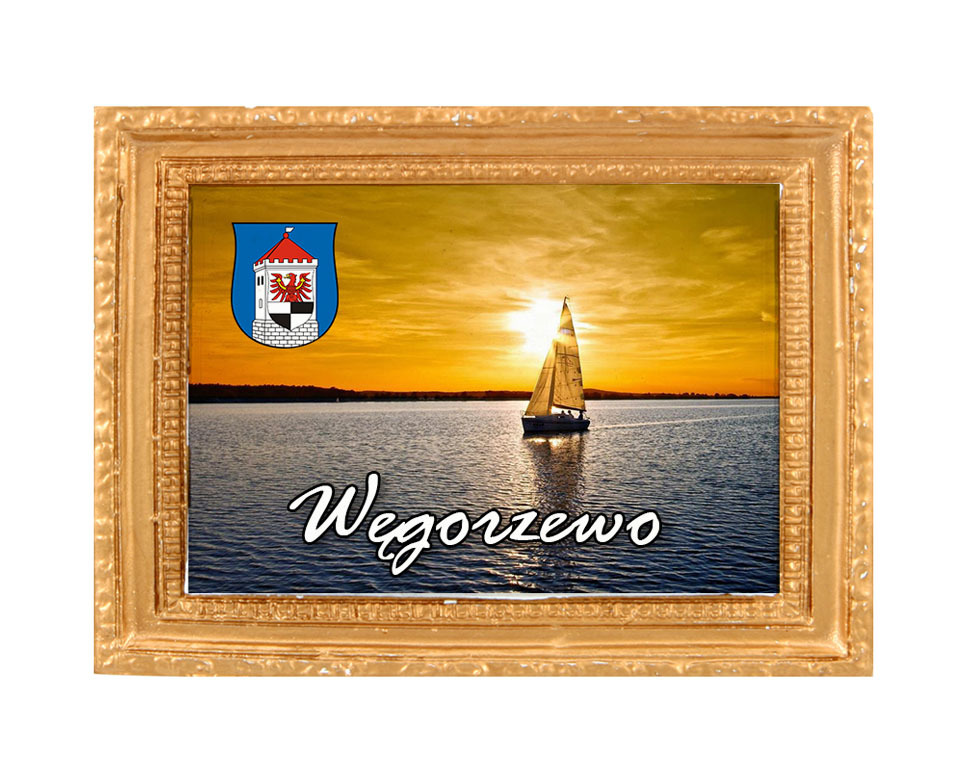 Polyresinowy magnes rama Węgorzewo