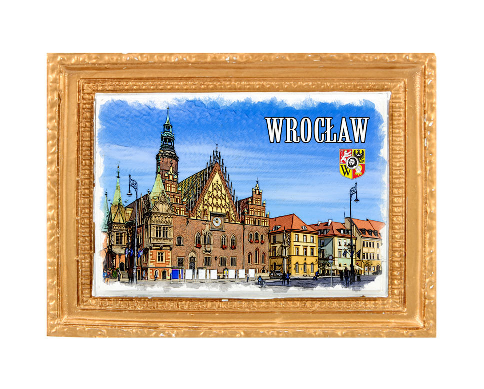 Polyresinowy magnes rama Wrocław