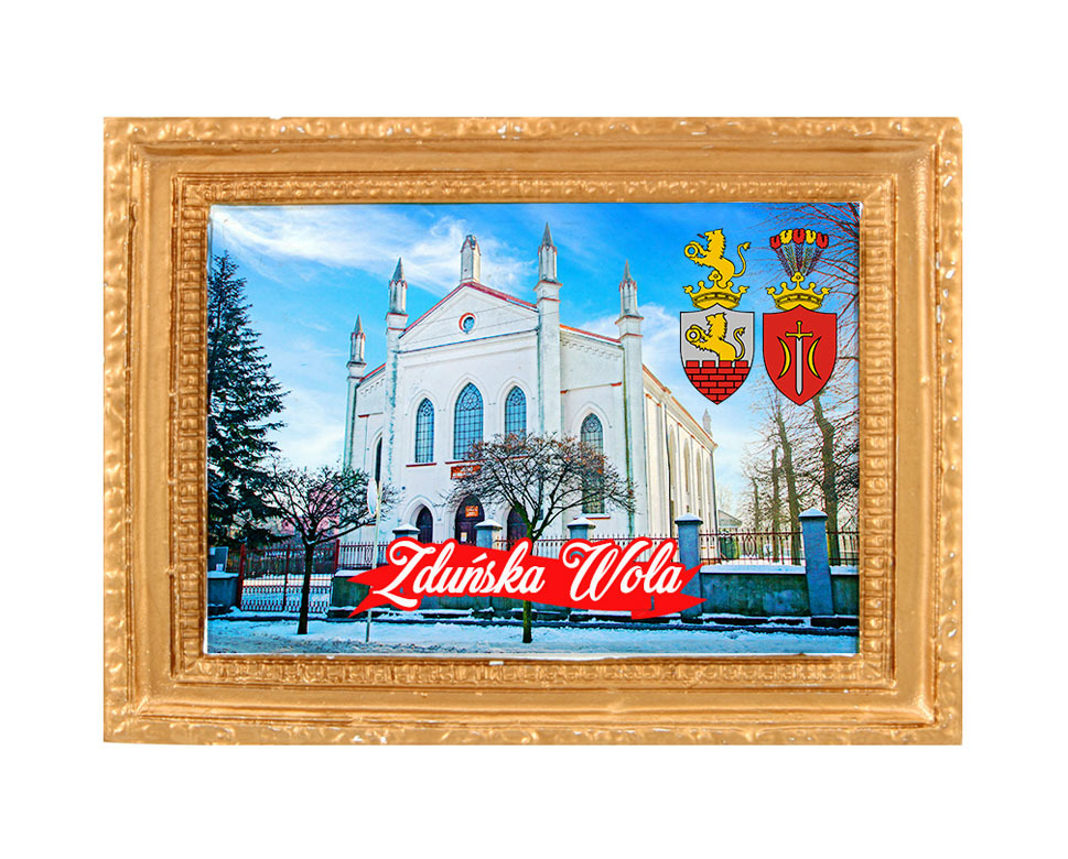 Polyresinowy magnes rama Zduńska Wola