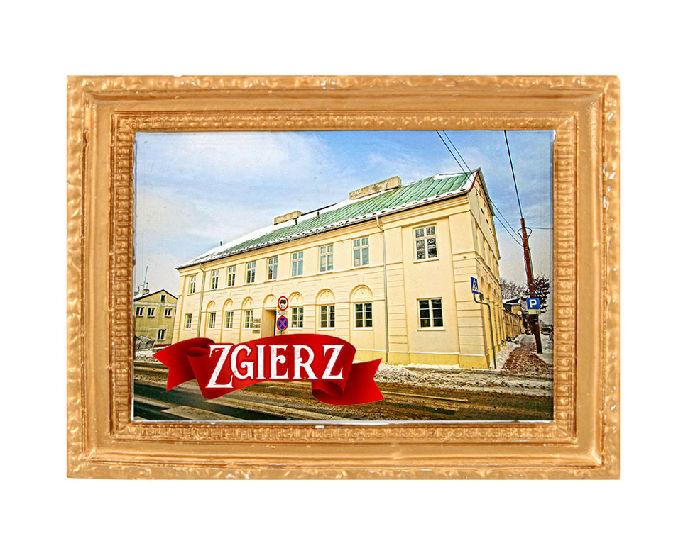 Polyresinowy magnes rama Zgierz