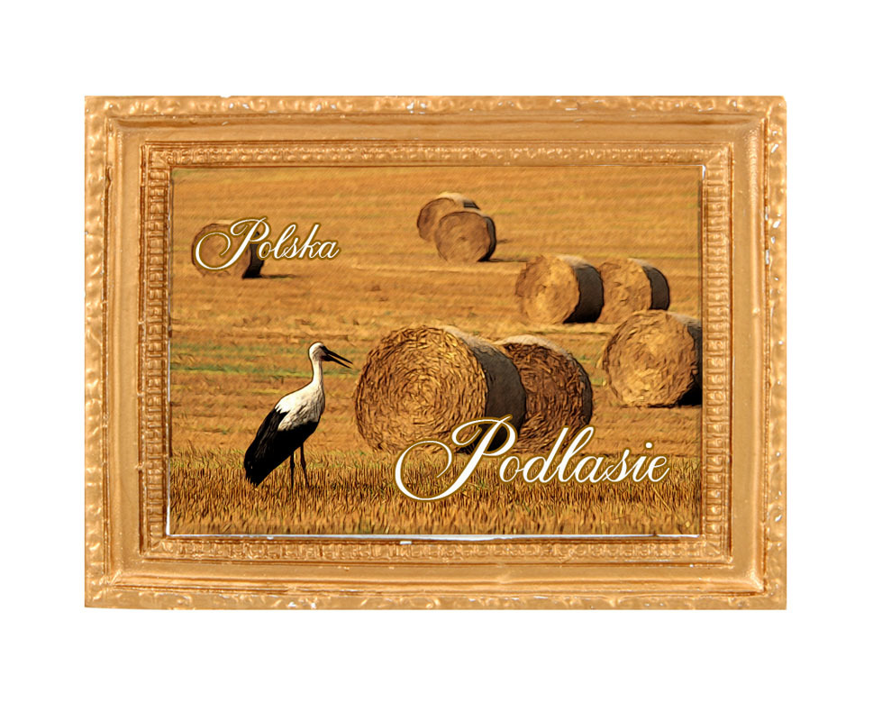 Polyresinowy magnes rama Podlasie