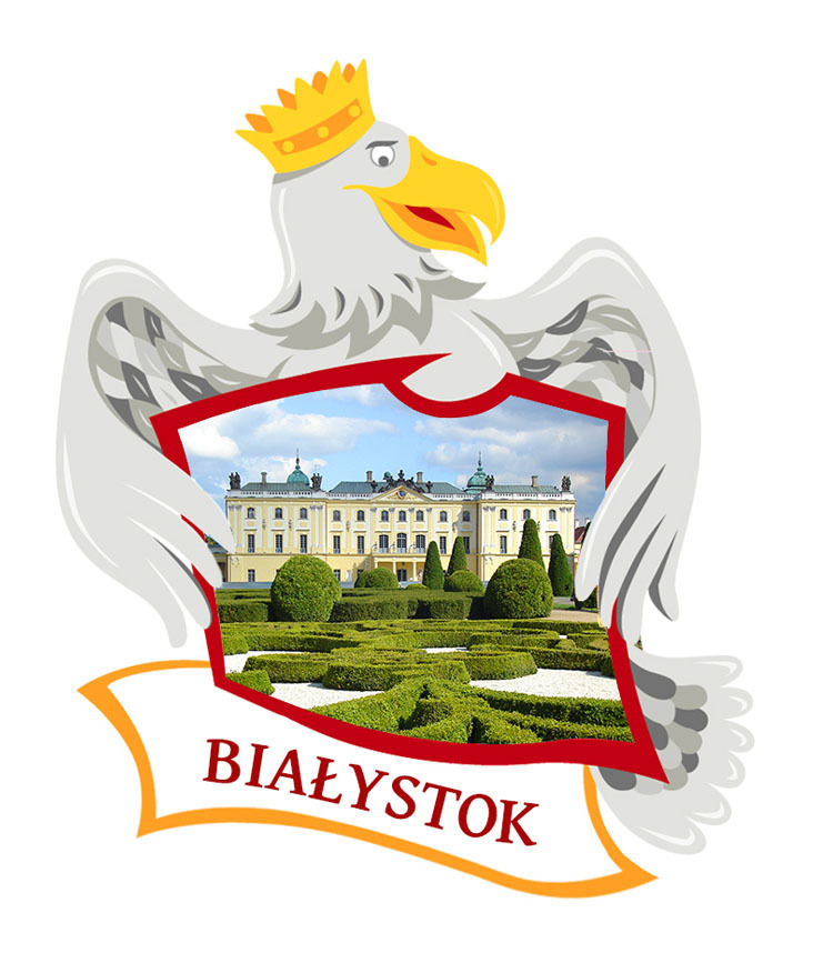 Polyresinowy magnes Orzeł Białystok