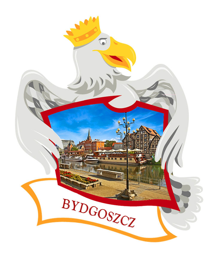 Polyresinowy magnes Orzeł Bydgoszcz