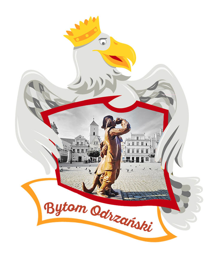 Polyresinowy magnes Orzeł Bytom Odrzański