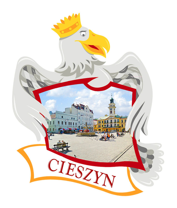 Polyresinowy magnes Orzeł Cieszyn