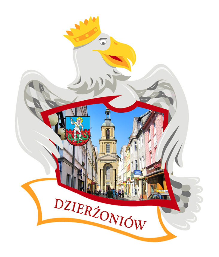 Polyresinowy magnes Orzeł Dzierżoniów