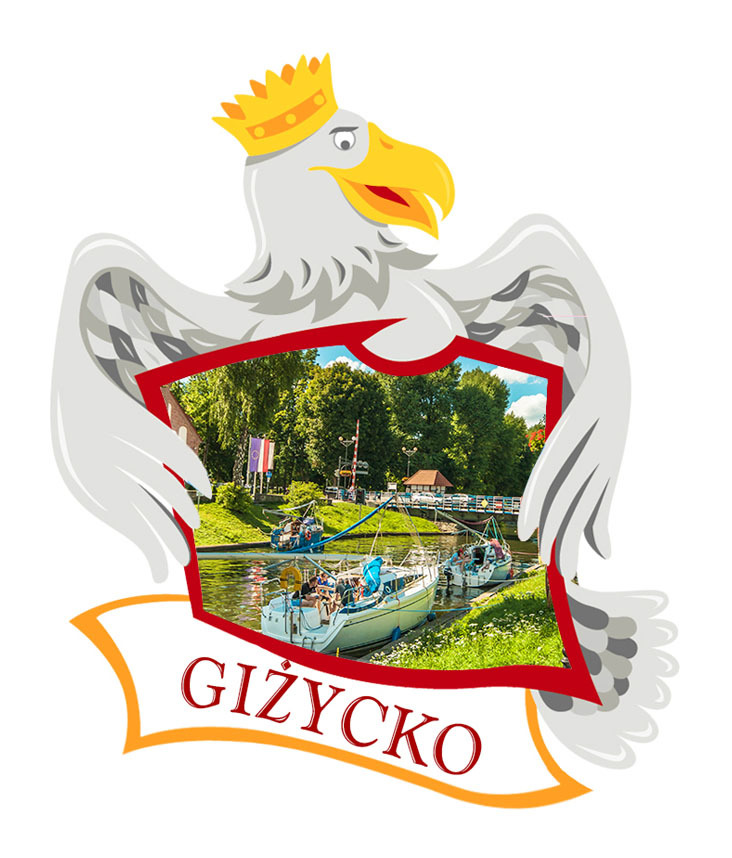 Polyresinowy magnes Orzeł Giżycko