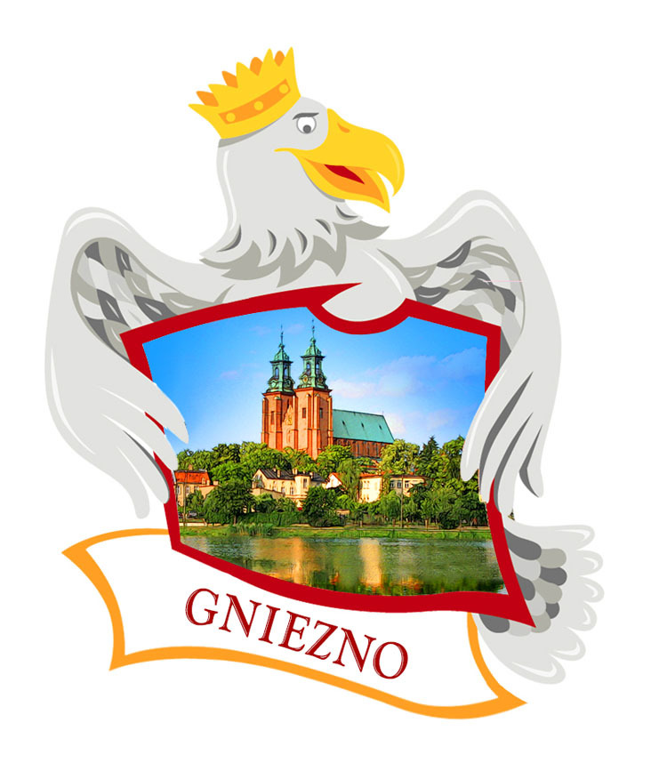 Polyresinowy magnes Orzeł Gniezno
